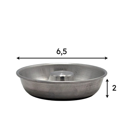 Forme per dolci in alluminio Oggettistica Liotti - 3 pezzi Conf. 3 Pz 6,5x2h cm Oggettistica Liotti