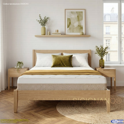 Materasso NATURA 800 Airspring 800 Molle Memory Gel Massage Sfoderabile Bamboo Anallergico Dispositivo Medico Casalinghi Sicignano