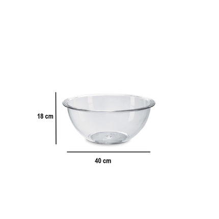 Giganplast Insalatiera Cristal In Policarbonato Con Capacità Ampia Per Uso Cucina E Buffet