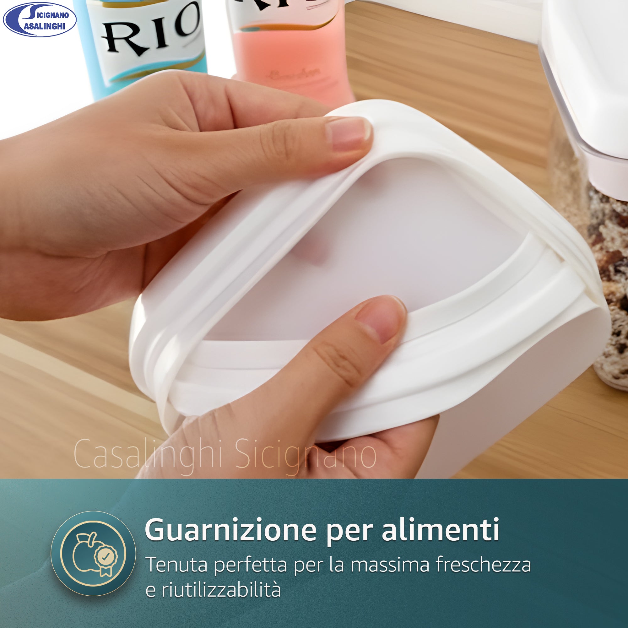 Set 6 Barattoli In Vetro Per Avena Notturna Con Coperchi Ermetici – 453,6 G Ciascuno, Bocca Larga, Impilabili – Contenitori Per Alimenti, Yogurt, Cereali, Con 2 Spazzole