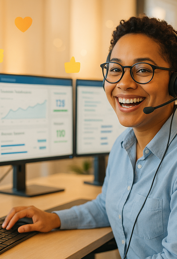 happy customer support 
