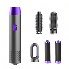 Multi-Styler Capelli 5 in 1 Asciugacapelli Volumizzante Modellatore Multifunzione con 5 Accessori Intercambiabili Tecnologia Anticrespo in ABS Tutto Tutto Meno Meno®