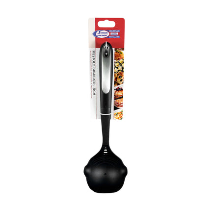 Set Utensili Cucina Nylon Nero Antiscivolo 6 Pezzi + Singoli – Manico Ergonomico Termoresistente Arca