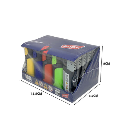 Box 25 Accendini Antivento Fancy - Elettronici e Ricaricabili Polyflame