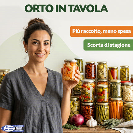 Kit Orto 4 Stagioni 26 Sementi Dotto (365g) | Alta Germinabilità per Balcone e Giardino Sementi Dotto