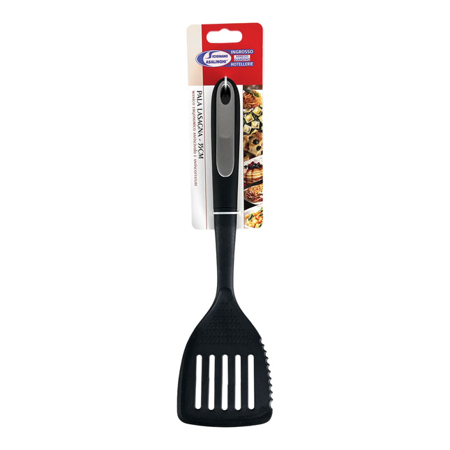 Set Utensili Cucina Nylon Nero Antiscivolo 6 Pezzi + Singoli – Manico Ergonomico Termoresistente Arca