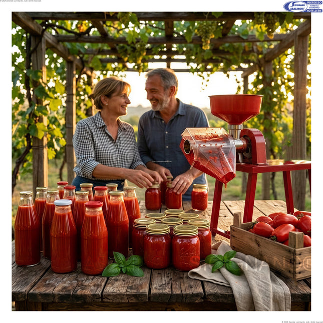 Spremipomodoro Elettrico con Banchetto Palumbo TS Plast – Modello Professionale 250 kg/h Gruppo Palumbo