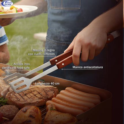 Barbecue a Carbonella in Acciaio con Accessori – Da Esterno Casalinghi Sicignano