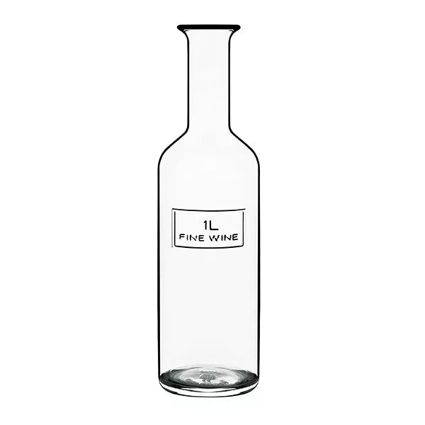 Bormioli Rocco Bottiglia Vetro Optima: Caraffa Fine Wine Lt 1