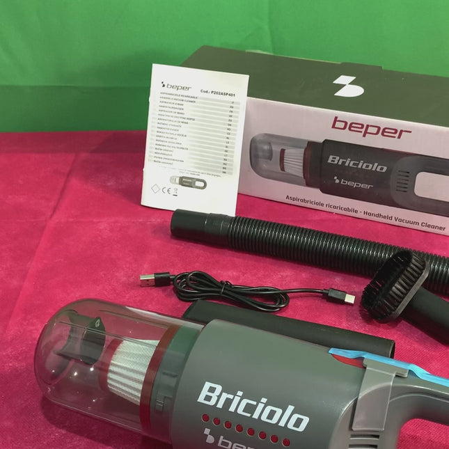 Aspirabriciole Ricaricabile Briciolo 55W Aspirapolvere Auto Casa USB Portatile Potente 4,5 kPa Mini Aspirapolvere per Solidi e Liquidi Senza Fili con Filtro HEPA, Batteria Litio 7,4V e Kit Accessori