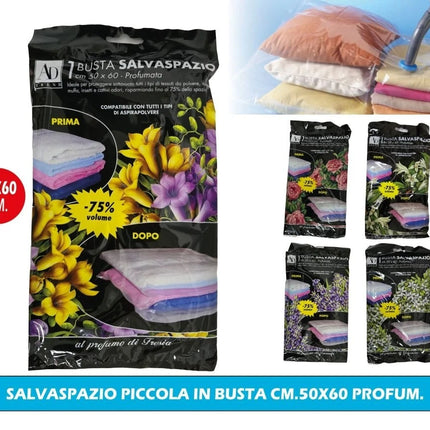 Sacchi Sottovuoto Vestiti Salvaspazio Profumati Buste Piumoni Asciugamani Cambio
