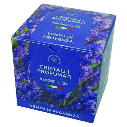 Cristalli Profumati 6 Bustine 50 g Made in Italy Casa Armadio Lavatrice