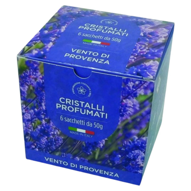 Cristalli Profumati 6 Bustine 50 g Made in Italy Casa Armadio Lavatrice Domestik Line Service