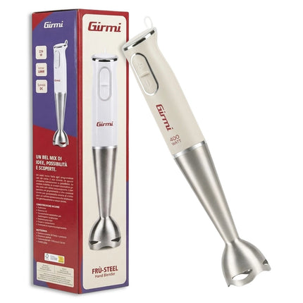 Frullatore a Immersione Girmi MX0300 Minipimer 400W Acciaio Inox Cucina 2 Veloci Girmi