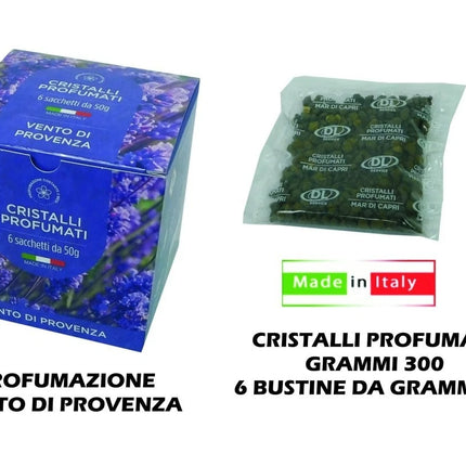 Cristalli Profumati 6 Bustine 50 g Made in Italy Casa Armadio Lavatrice