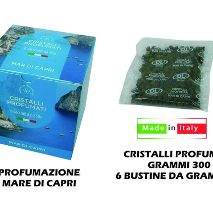 Cristalli Profumati 6 Bustine 50 g Made in Italy Casa Armadio Lavatrice