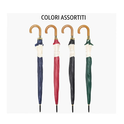 Ombrello Poliestere 12 Stecche Automatico T. Unita con Fascia Gallotti Srl