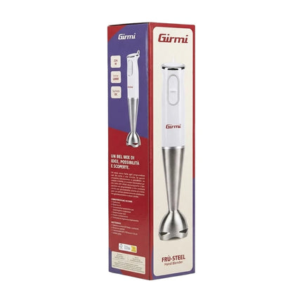Frullatore a Immersione Girmi MX0300 Minipimer 400W Acciaio Inox Cucina 2 Veloci Girmi