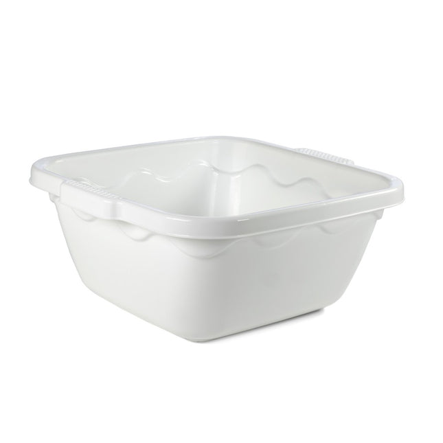 Bacinella Vulcano Quadra – 3 Misure e Diversi Colori, Made in Italy! Bianco Duplast