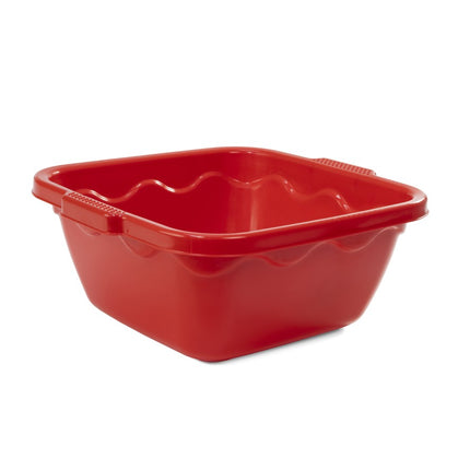 Bacinella Vulcano Quadra – 3 Misure e Diversi Colori, Made in Italy! Rosso Duplast