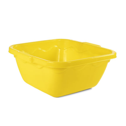 Bacinella Vulcano Quadra – 3 Misure e Diversi Colori, Made in Italy! Giallo Duplast