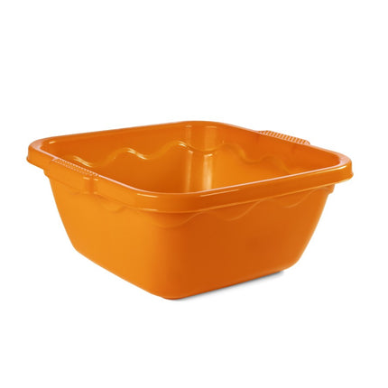 Bacinella Vulcano Quadra – 3 Misure e Diversi Colori, Made in Italy! Arancione Duplast