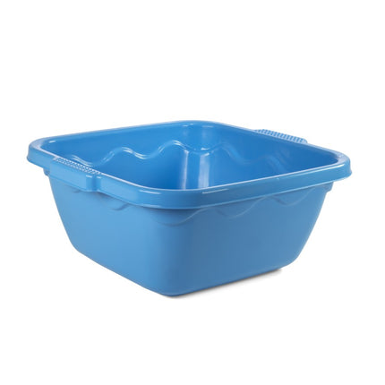 Bacinella Vulcano Quadra – 3 Misure e Diversi Colori, Made in Italy! Celeste Duplast