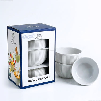 Set 3 Ciotole Impilabili Arca in Ceramica | Salvaspazio per Cucine Piccole (Ø 14 cm) Arca