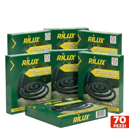Profumatori Esterno Citronella "Total Black" - Formato Monodose (Bundle 100 Spirali) Metà Stagione (70 Spirali) Tutto Tutto Meno Meno®