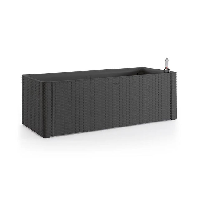 Stefanplast Fioriera Natural Deluxe Antracite Cm.100X43X33H