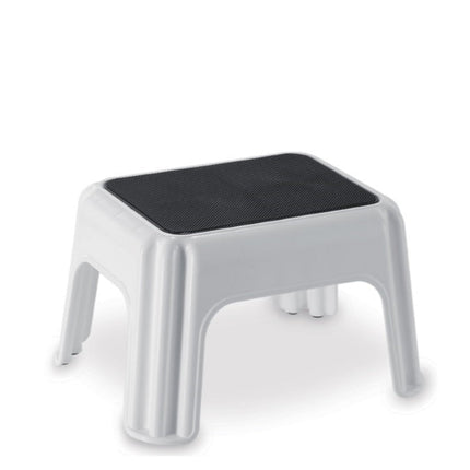 Giganplast Sgabello Bianco Con Tappetino - 40X32X24Cm (Modello A.7580/M)