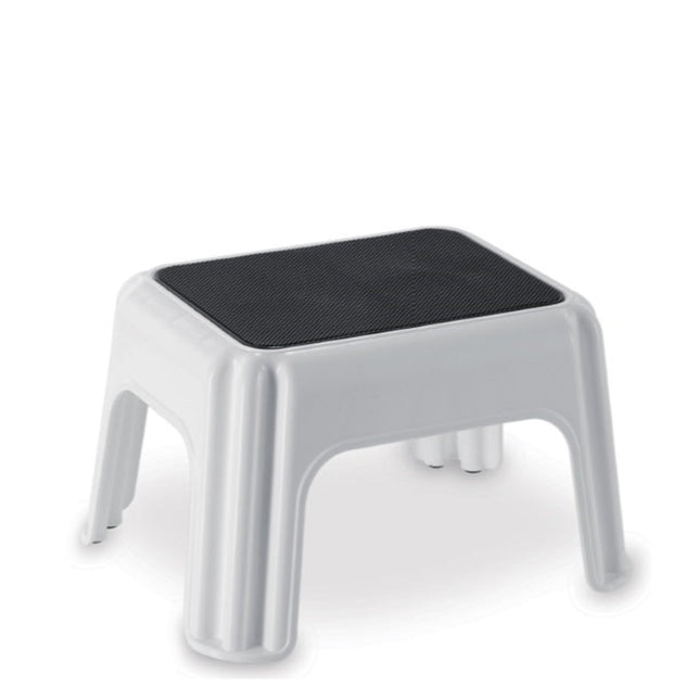 Giganplast Sgabello Bianco Con Tappetino - 40X32X24Cm (Modello A.7580/M)