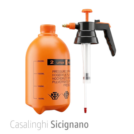 Nebulizzatore a Pressione per Piante 2 Litri con Ugello in Ottone Tutto Tutto Meno Meno®