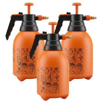 Nebulizzatore a Pressione per Piante 2 Litri con Ugello in Ottone Set 3 Pezzi Tutto Tutto Meno Meno®