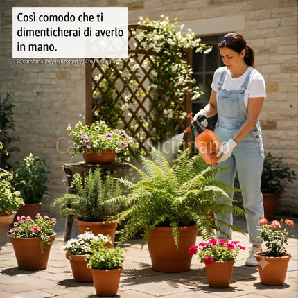 Nebulizzatore a Pressione per Piante 2 Litri con Ugello in Ottone Tutto Tutto Meno Meno®