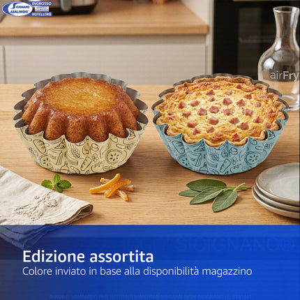 Forma Margherita Antiaderente Cm.20X5H Airfry Col. Ass. Accademia Mugnano