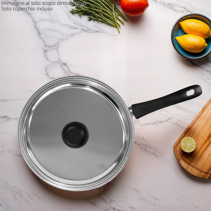Fratelli Rivadossi Coperchio Acciaio Inox per Pentole Variabili Fratelli Rivadossi