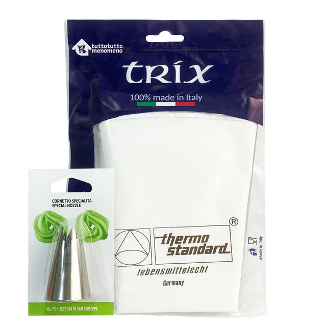 Trix Sac a Poche Professionale Riutilizzabile Con Punte Sac à Poche + Beccuccio Trix