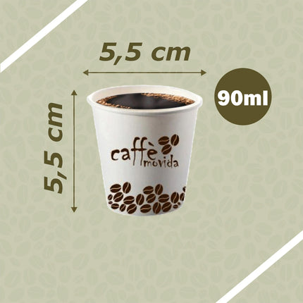 Bicchierini Carta Caffè BIO 75/90ml 90 ml I CasaAmici