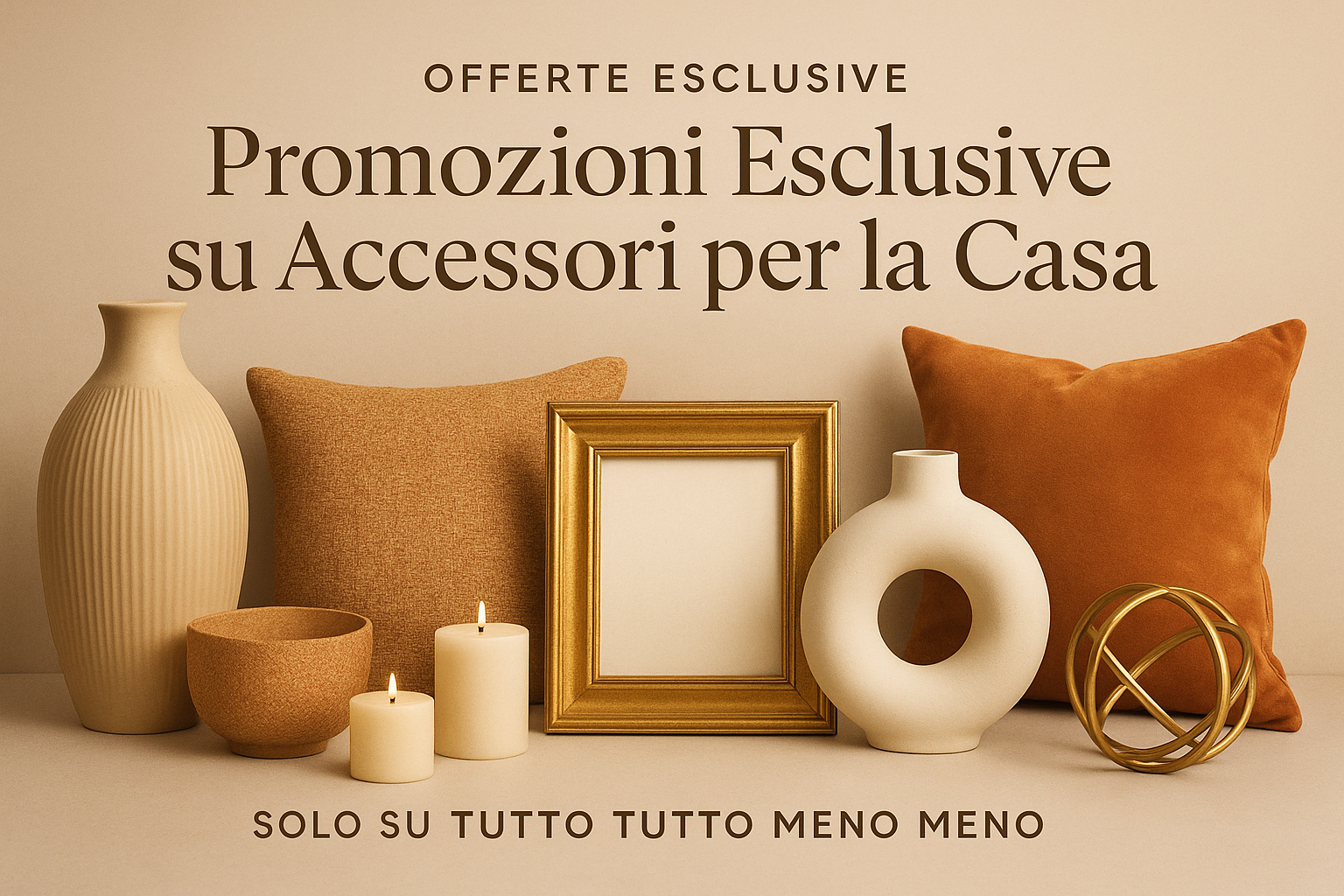 Promozioni Esclusive su Accessori per la Casa: Solo su Tutto Tutto Meno Meno!