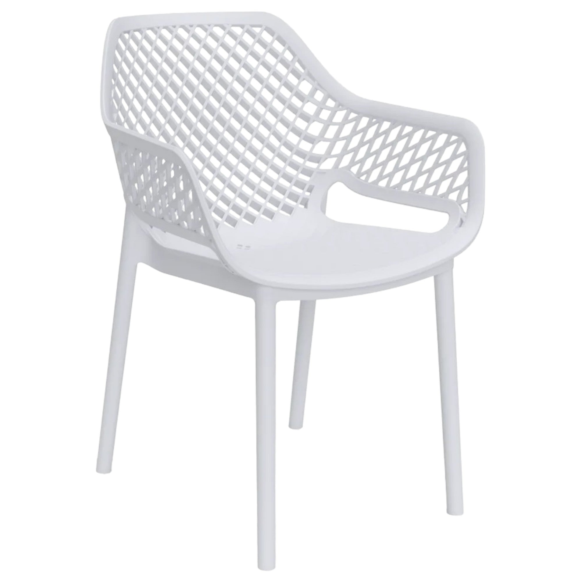 Bica Poltrona Aria Armchair Made in Italy Bianco / Grafite Bianco Bica