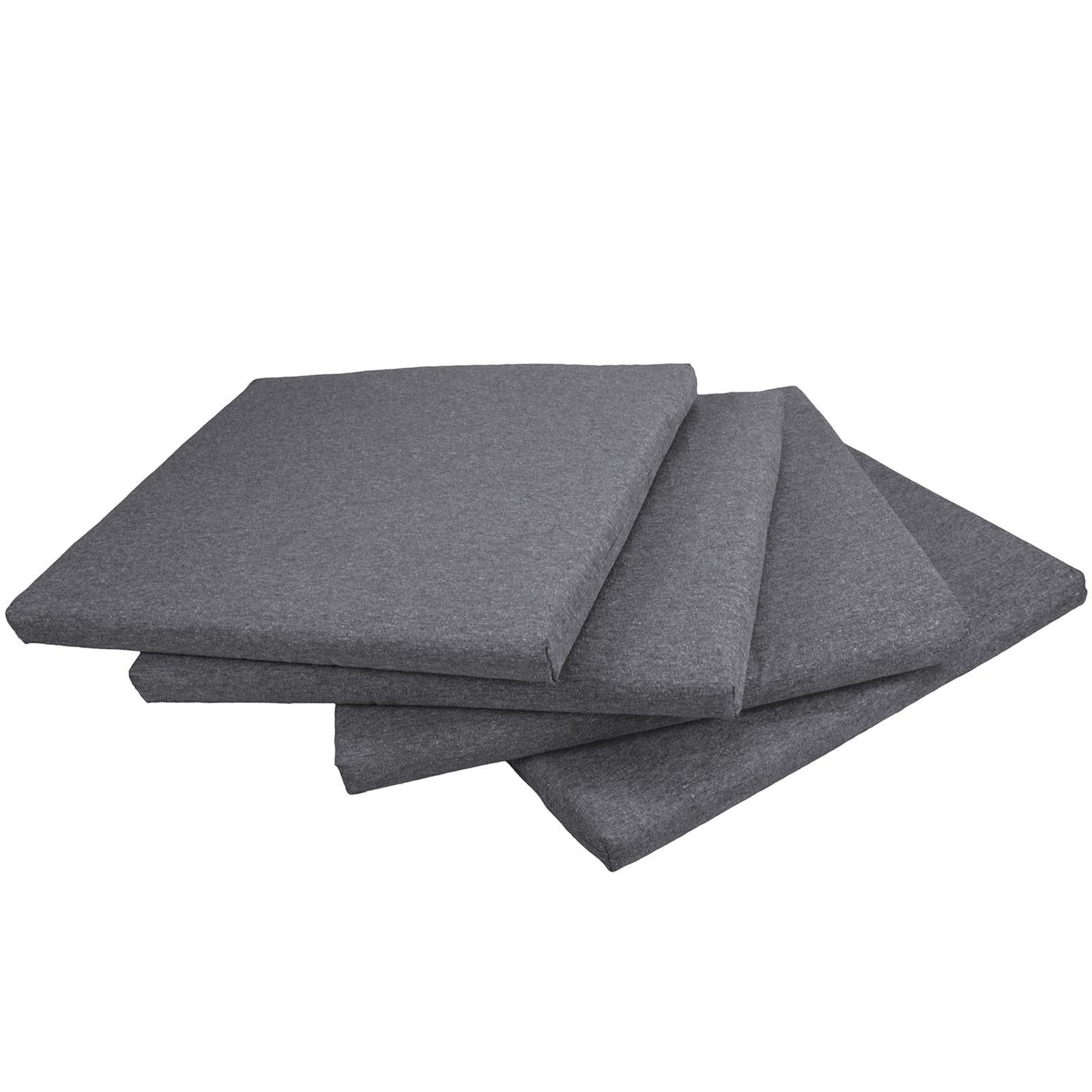 Bica Set Di Ricambio Per Cuscini In Rattan, 4 Pezzi, Grigio - Eleganza Comfort Fodere Lavabili Arredo Esterno Bica