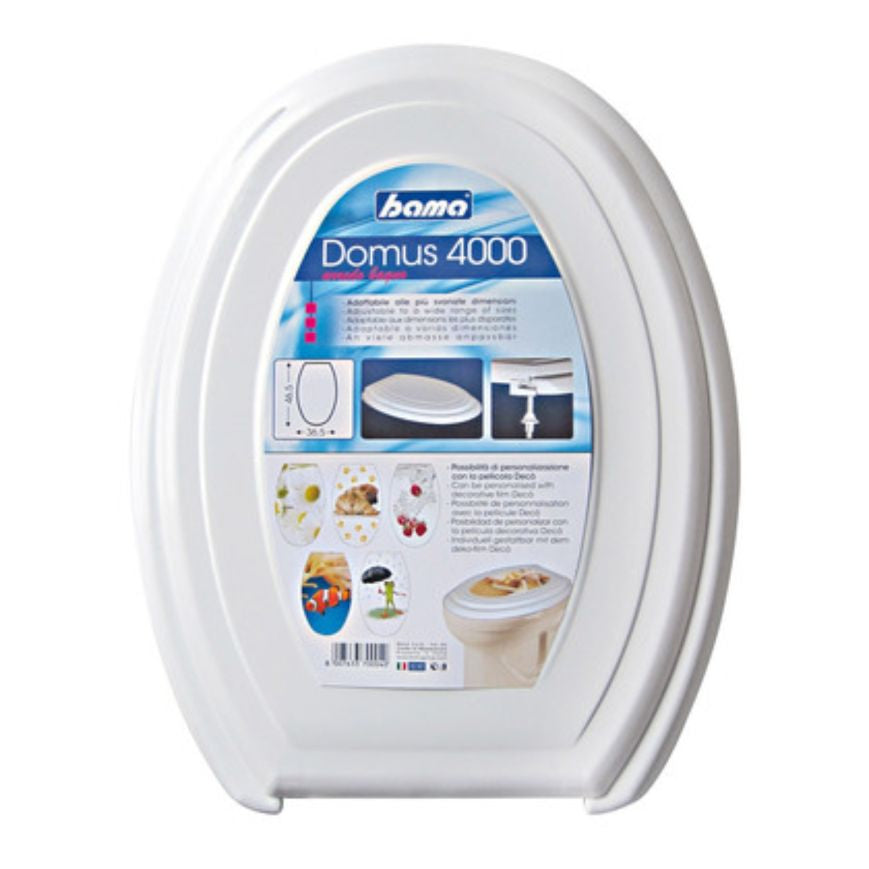 Bama Sedile Wc Domus 4000: Copriwater Universale Bianco Bama