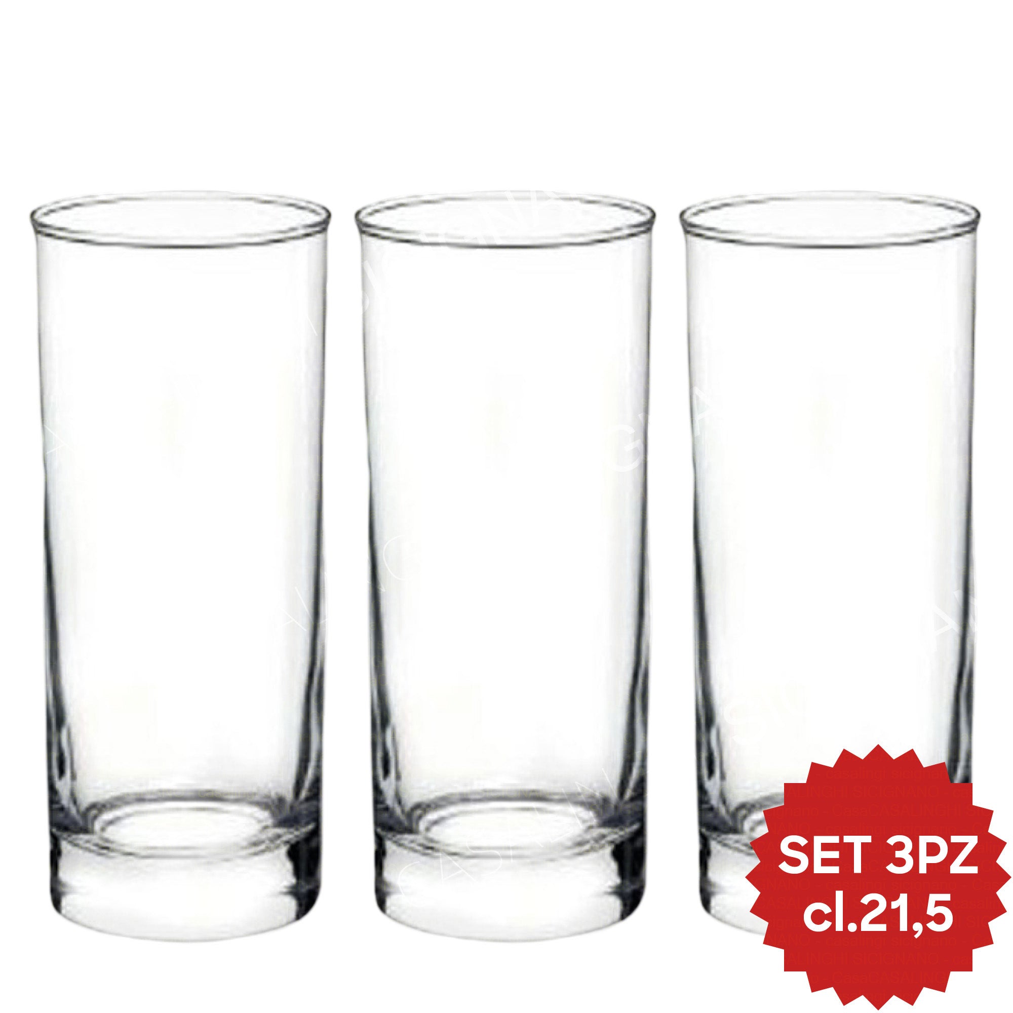 BICCHIERE CORTINA CONF. 3 PZ. CL.21,5 WHISKY Bormioli Rocco