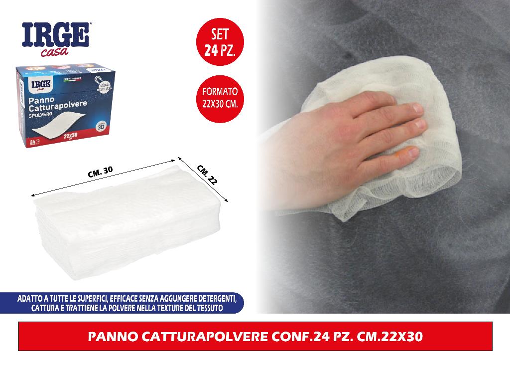 Panno Catturapolvere Conf.24 Pz. Cm.22X31 Irge