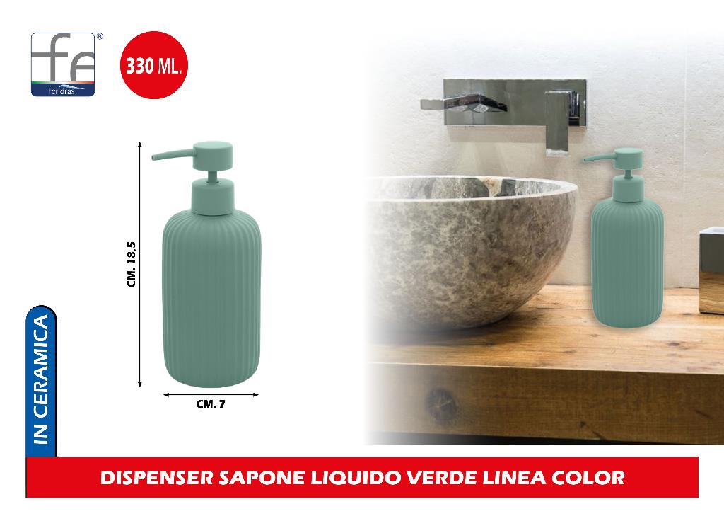Feridras Dispenser Sapone Liquido Linea Color, Linea Texas e Linea London Feridras