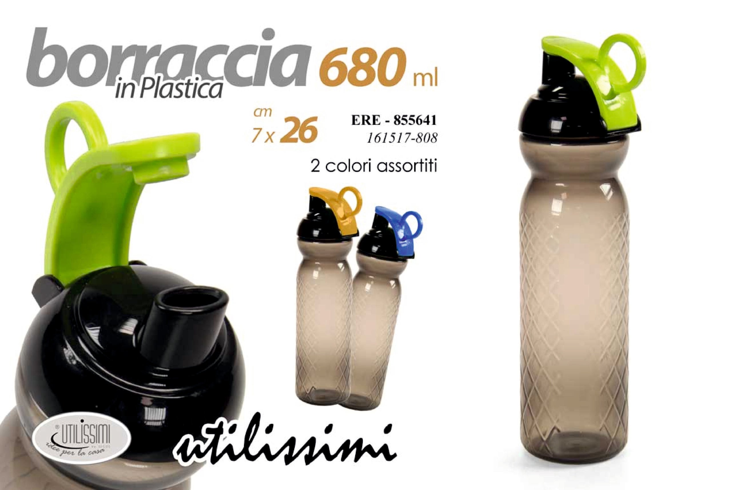 Borraccia Sport Ml.680 Col. Ass. Gicos