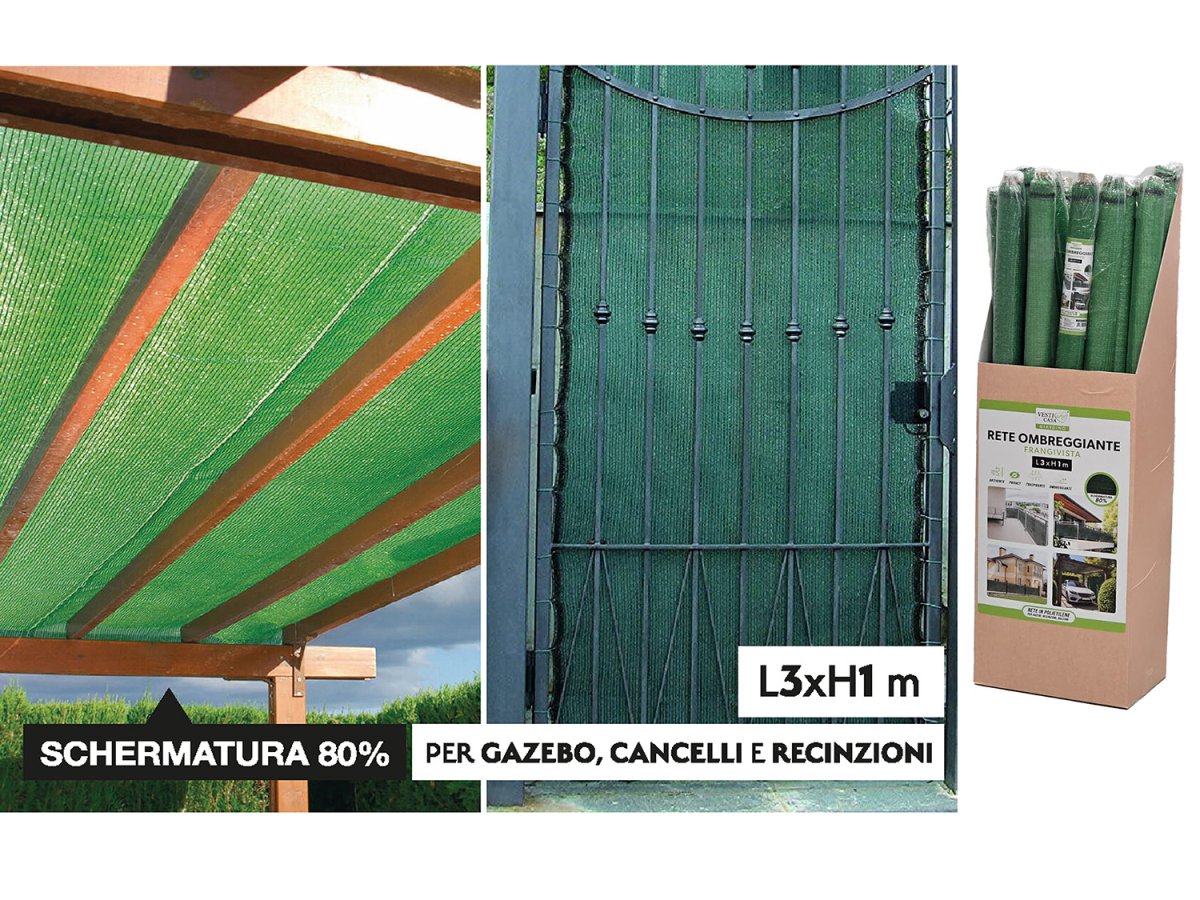 RETE OMBREGGIANTE MT.1X3 VERDE General Trade