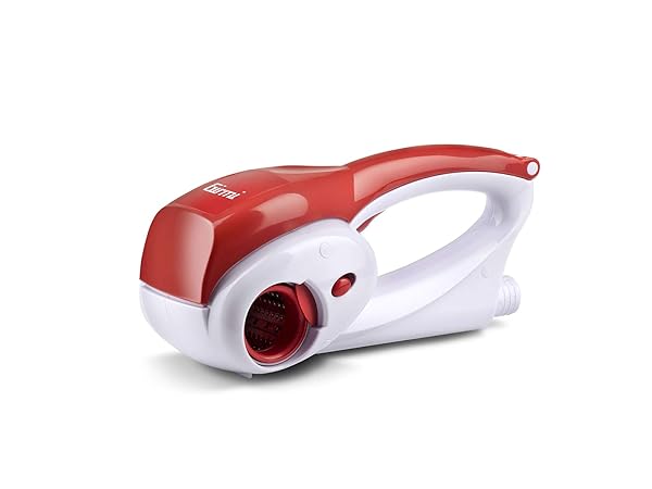 Girmi GT02 Grattugia Ricaricabile, 12W, 2 Rulli INOX, Bianco/Rosso Girmi