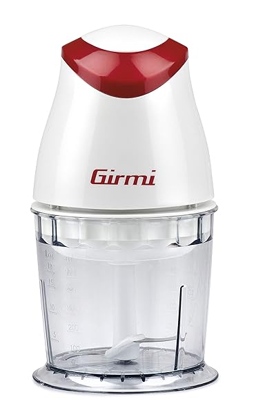 Girmi TR01 Tritatutto, 350 W, Lame Inox, Funzionamento PULSE, 500 ml, Bianco Girmi